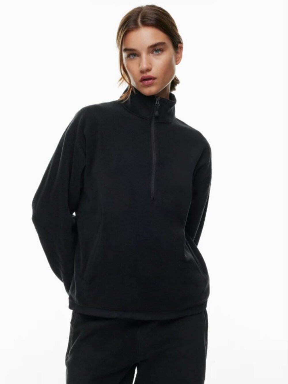 TnAction SNODAY POLAR FRONTSIDE SWEATER (Black, size M)